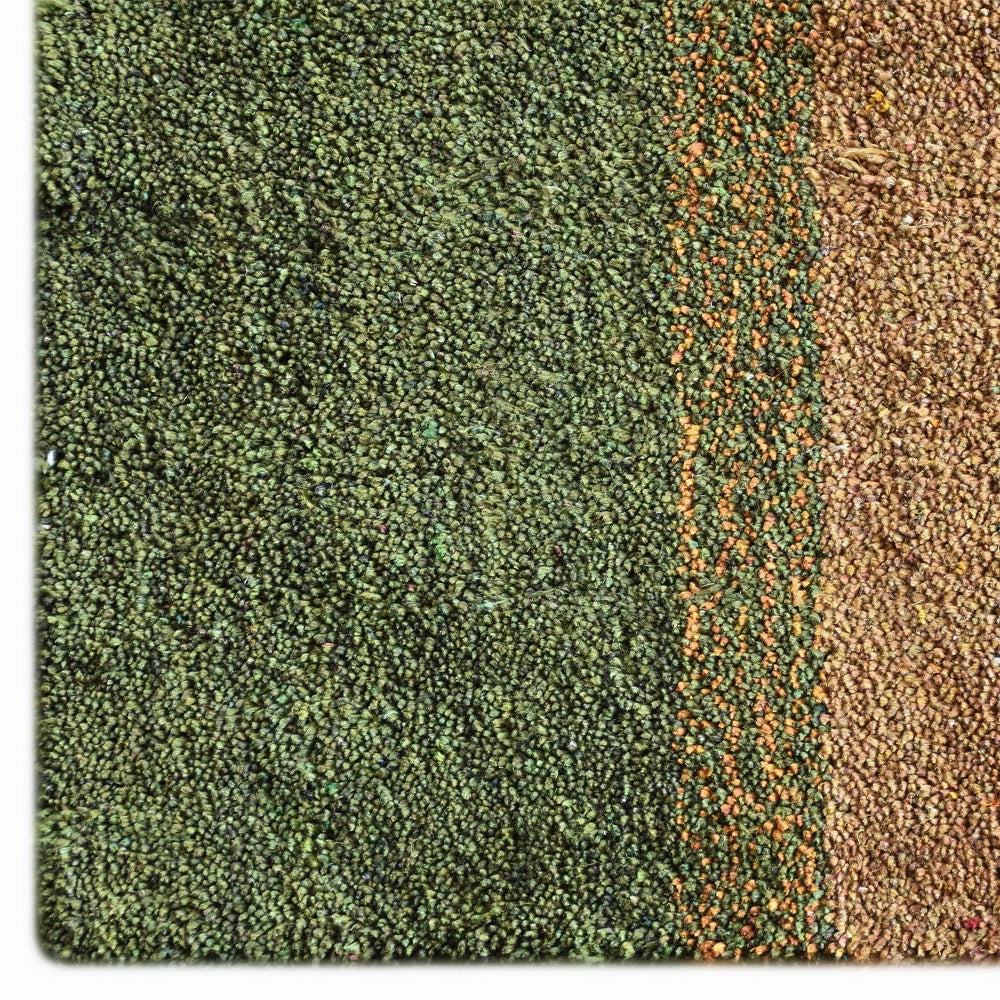 Ulys Hand Knotted Silk & Wool Area Rug