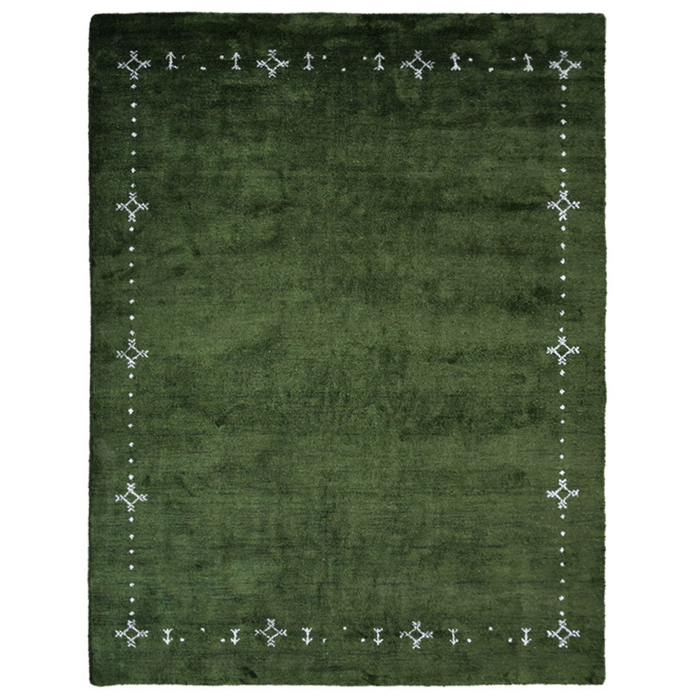 Neil Hand Knotted Silk & Wool Beige Area Rug