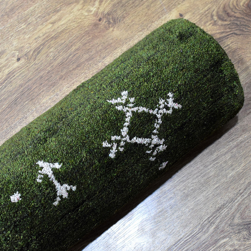 Neil Hand Knotted Silk & Wool Beige Area Rug