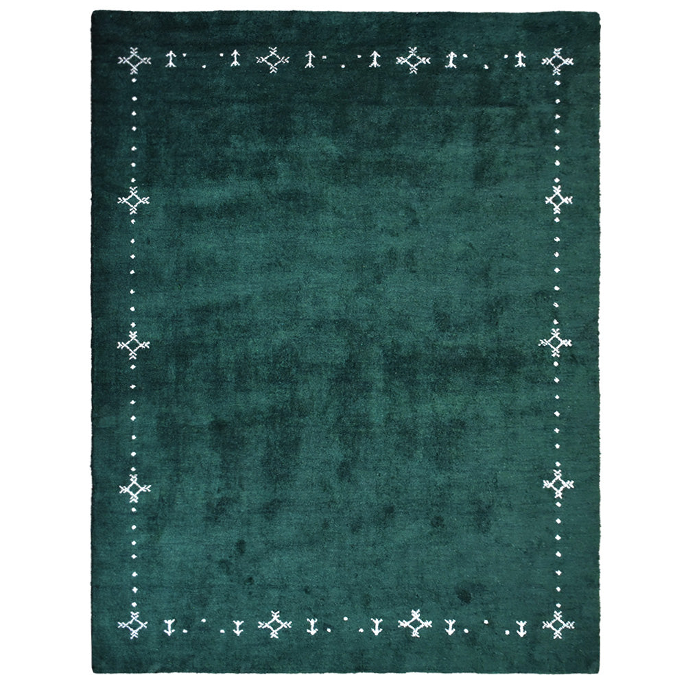 Neil Hand Knotted Silk & Wool Beige Area Rug