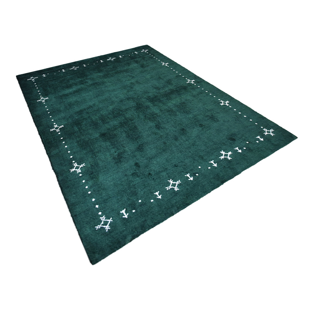 Neil Hand Knotted Silk & Wool Beige Area Rug