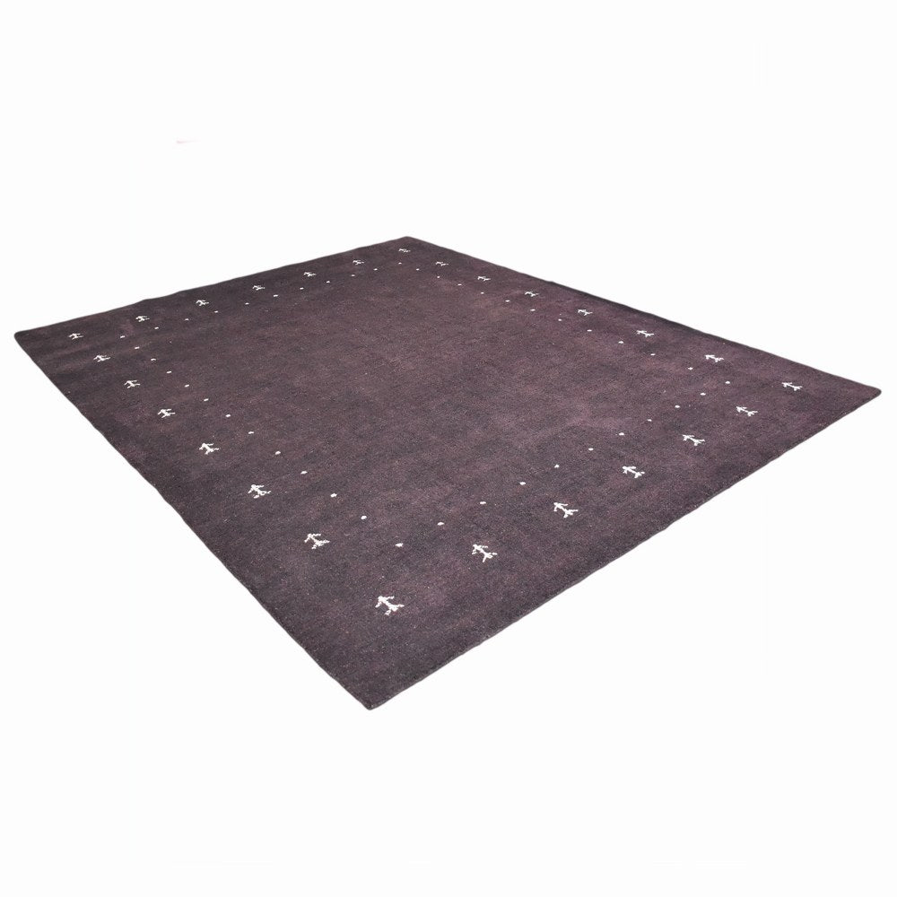 Dale Hand Knotted Silk & Wool Blue Area Rug