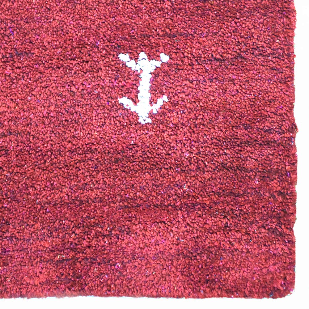 Dale Hand Knotted Silk & Wool Blue Area Rug
