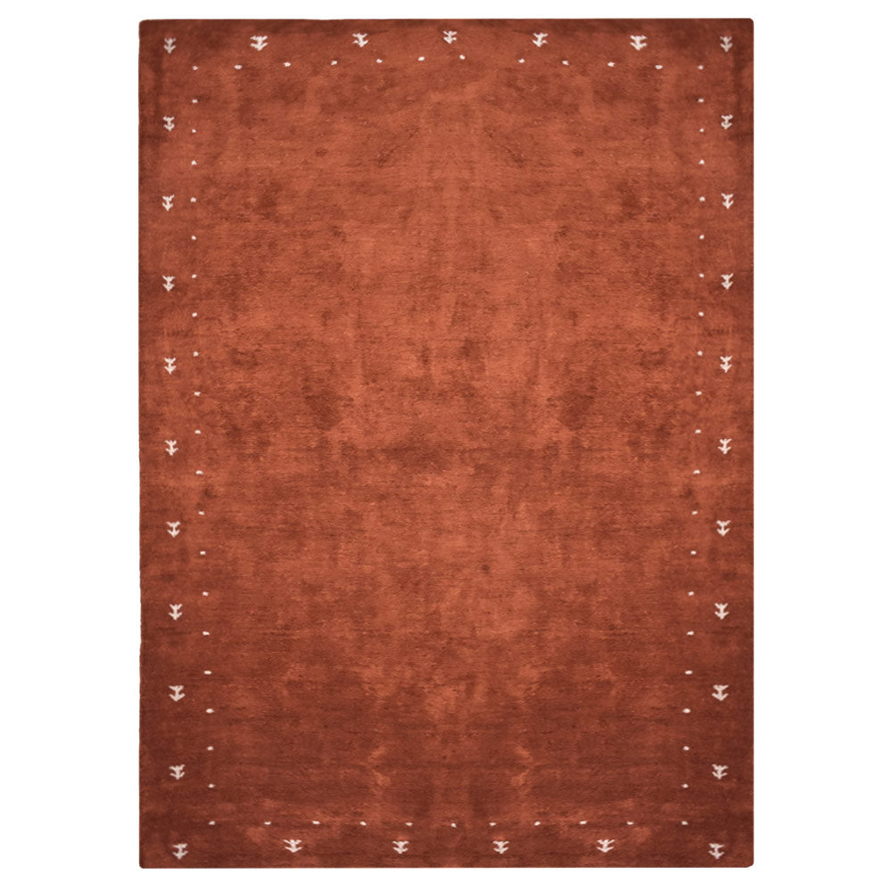 Dale Hand Knotted Silk & Wool Blue Area Rug