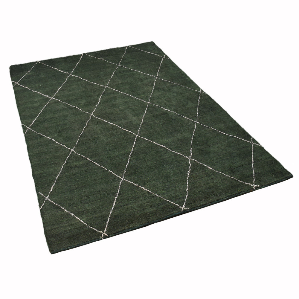 Lila Hand Knotted Loom Silk & Wool Area Rug