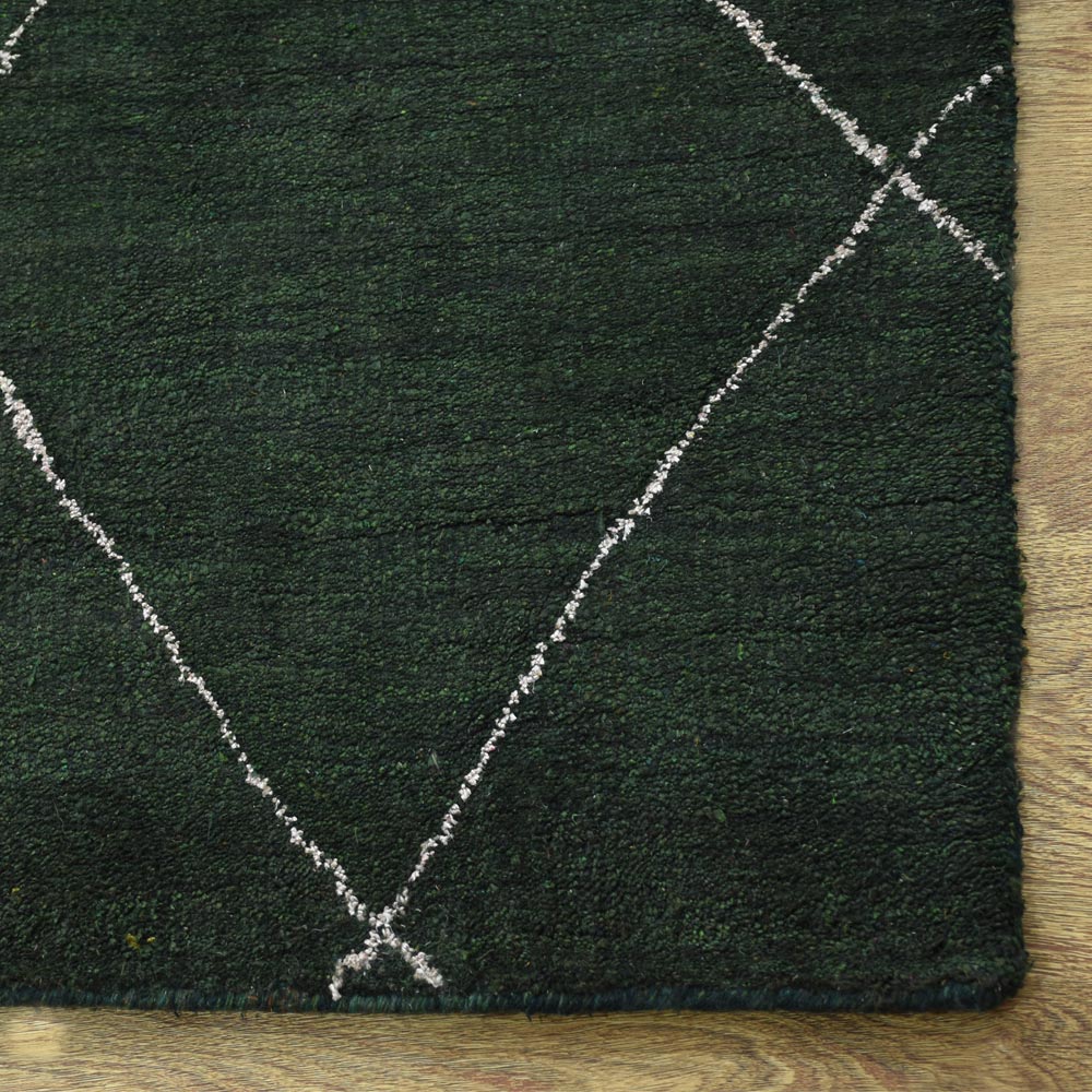 Lila Hand Knotted Loom Silk & Wool Area Rug