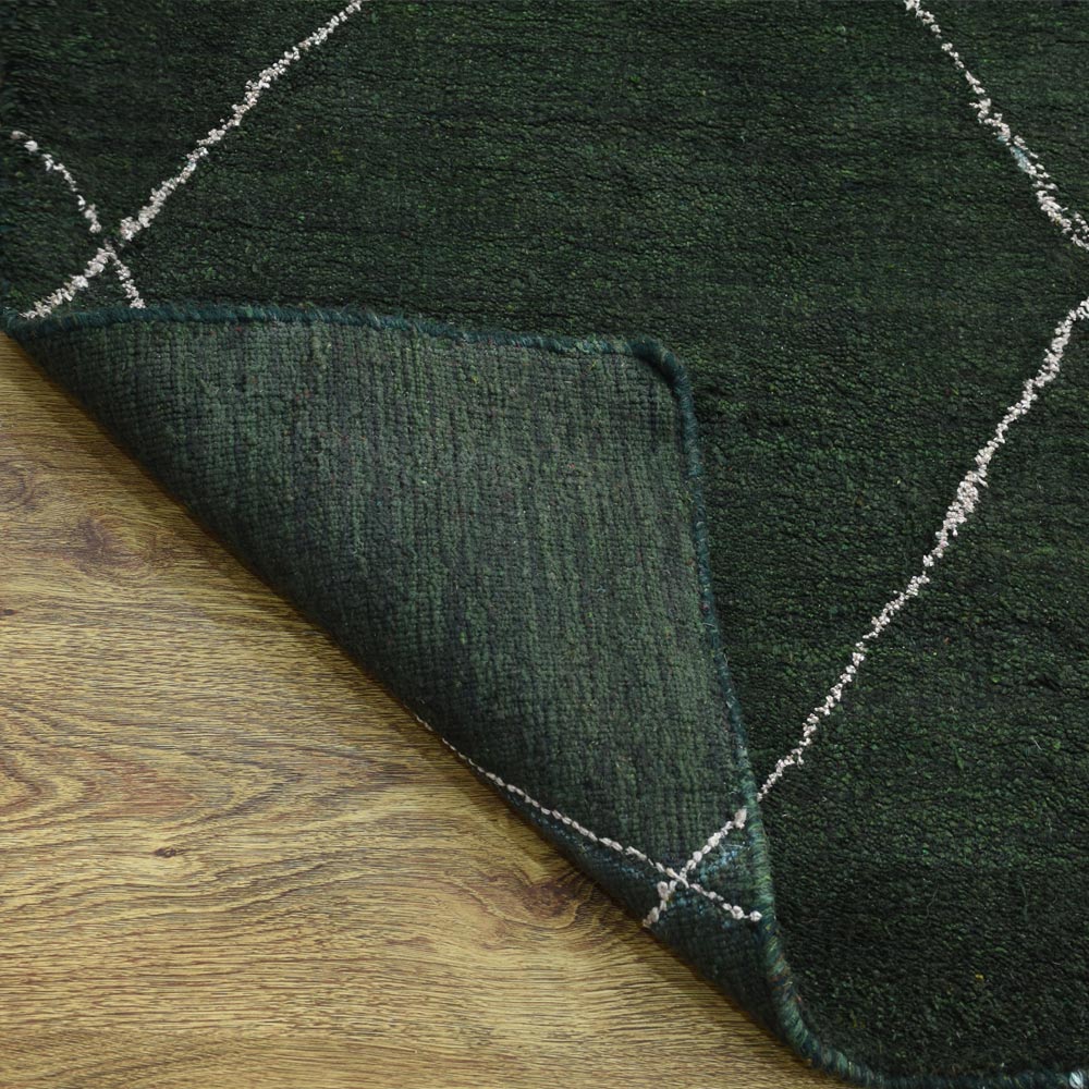 Lila Hand Knotted Loom Silk & Wool Area Rug
