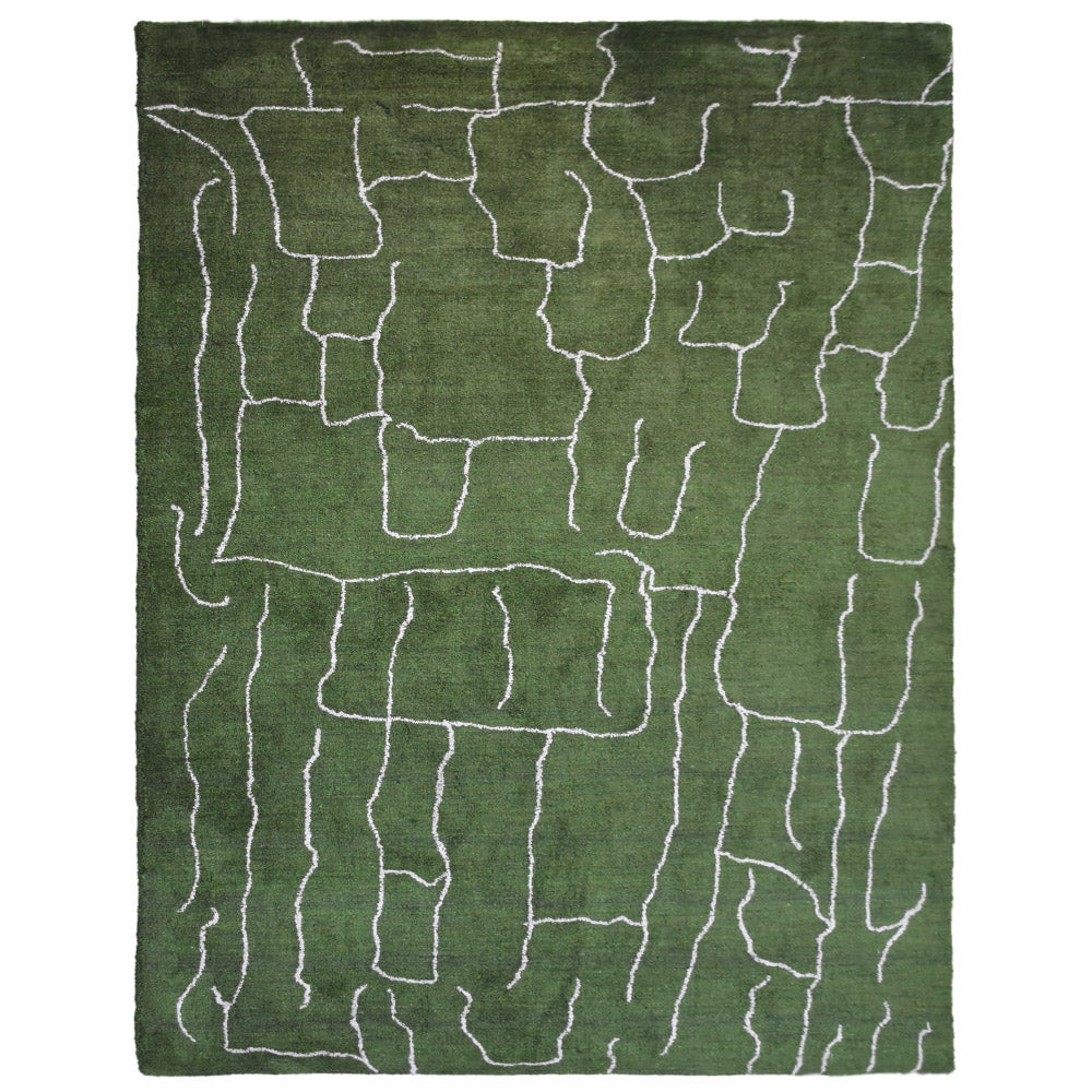 Gage Hand Knotted Silk & Wool Area Rug