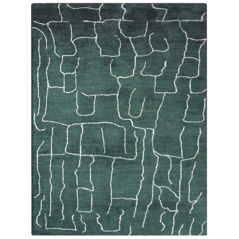 Gage Hand Knotted Silk & Wool Area Rug