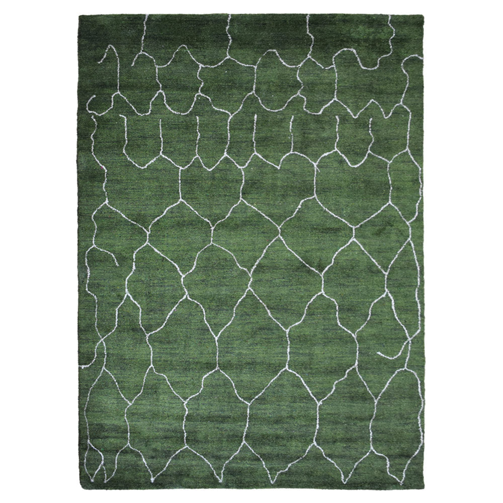 Zorah Hand Knotted Silk & Wool Rug
