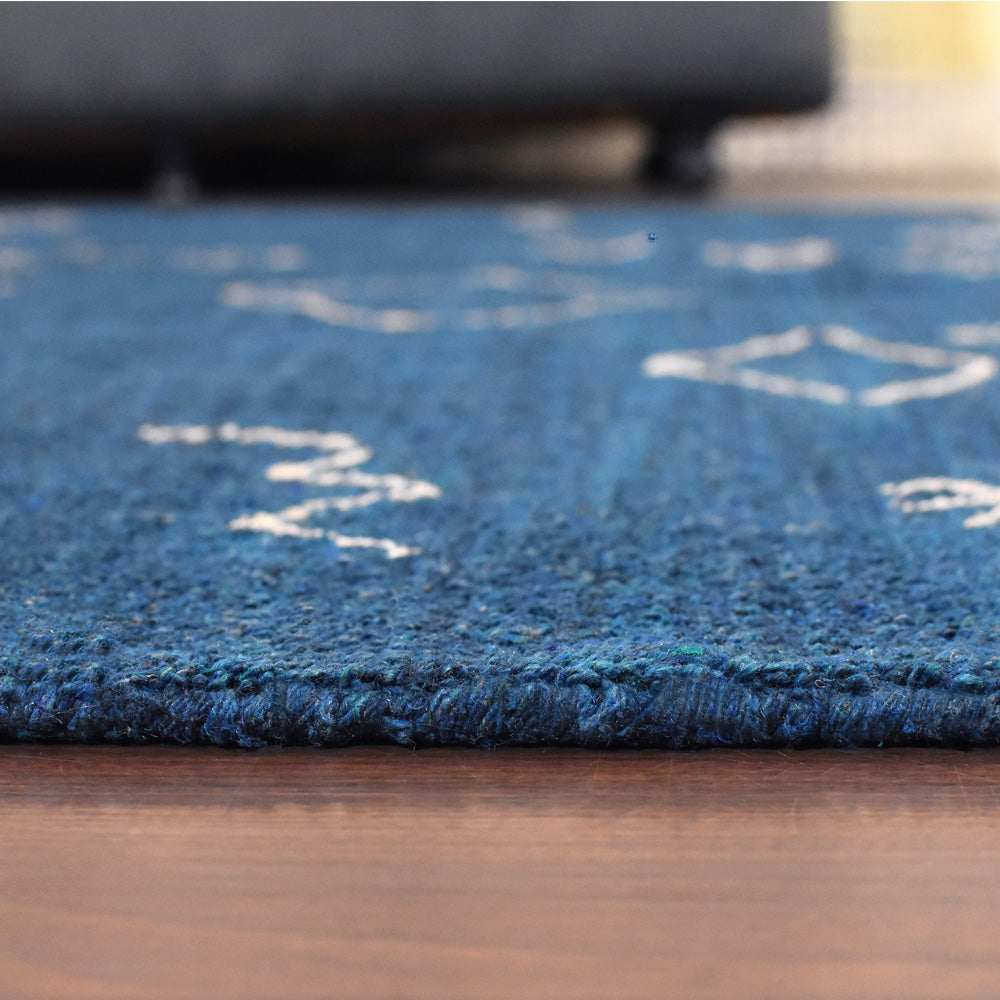 Ava Hand Knotted Silk & Wool Area Rug