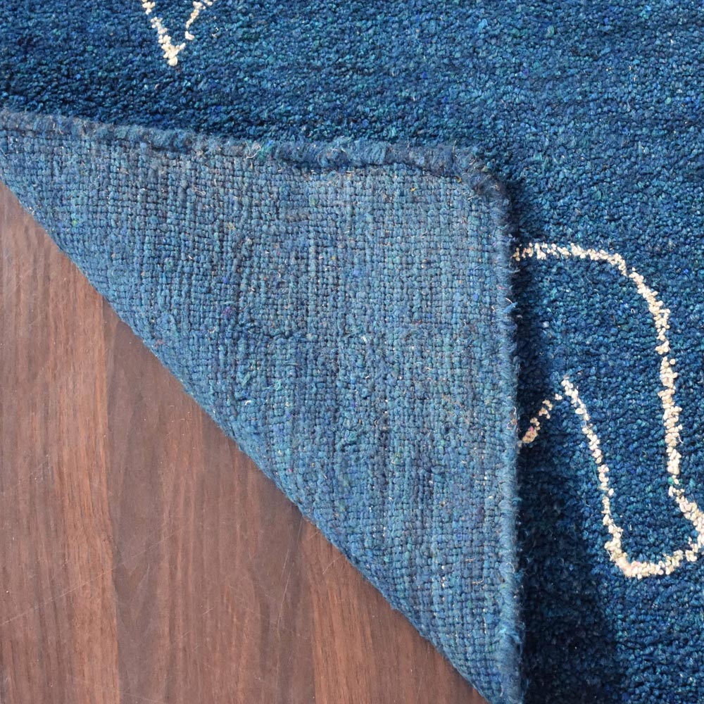 Ava Hand Knotted Silk & Wool Area Rug