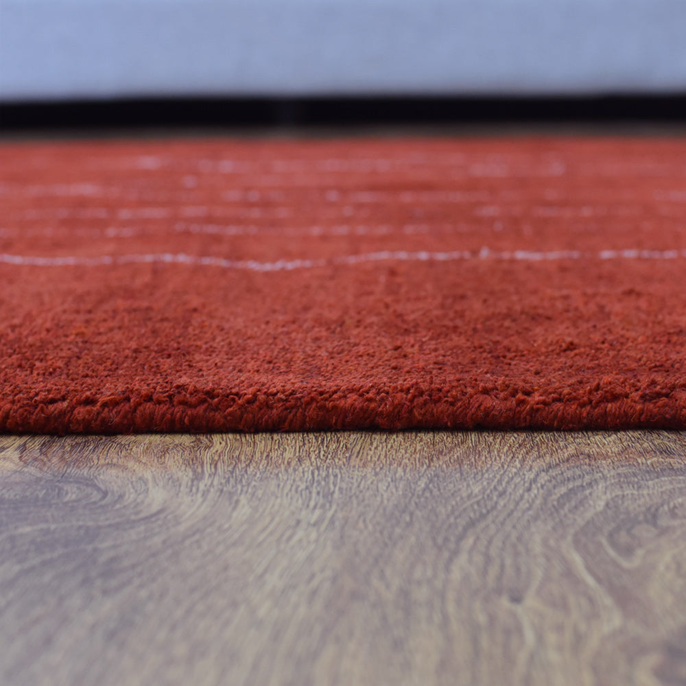Thal Hand Knotted Silk & Wool Area Rug