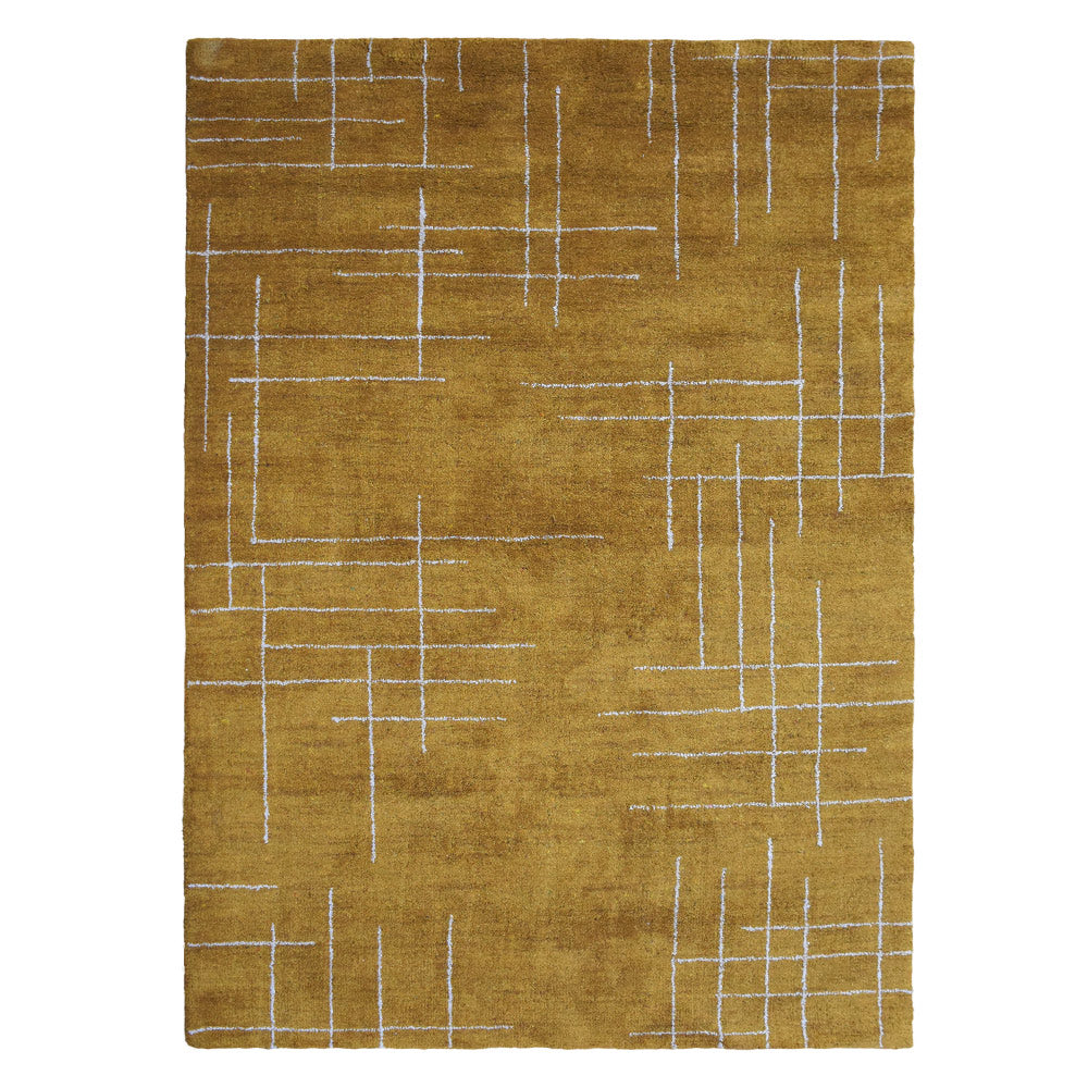 Zakynthos Hand Knotted Loom Silk Mix Area Rug