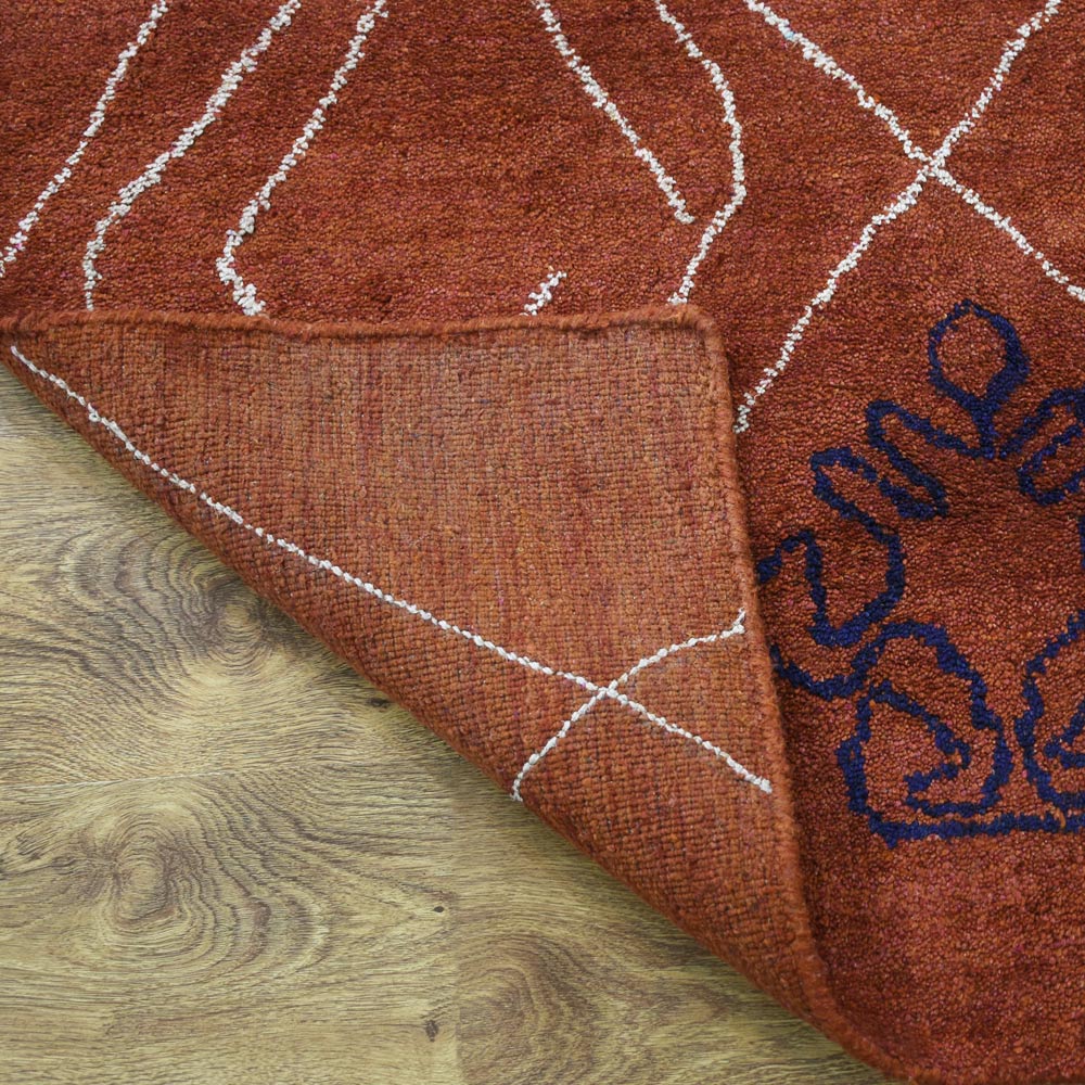 Niseko Hand Knotted Loom Silk Mix Area Rug