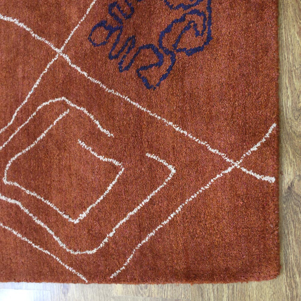 Niseko Hand Knotted Loom Silk Mix Area Rug