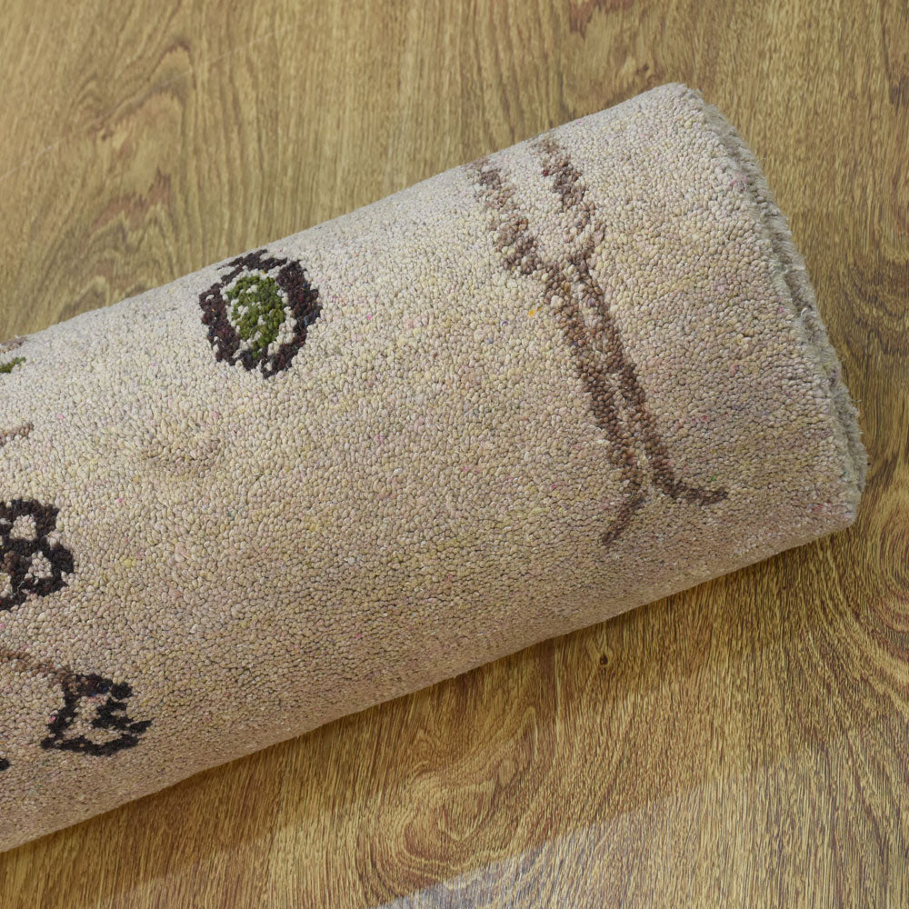 Nola Hand Knotted Silk & Wool Rug