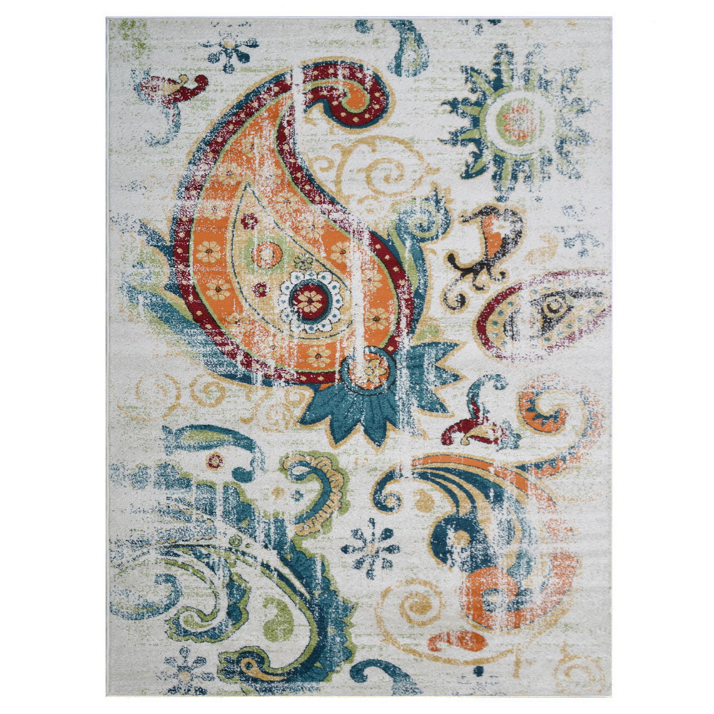 Dhara Machine Woven Heatset Polypropylene Area Rug