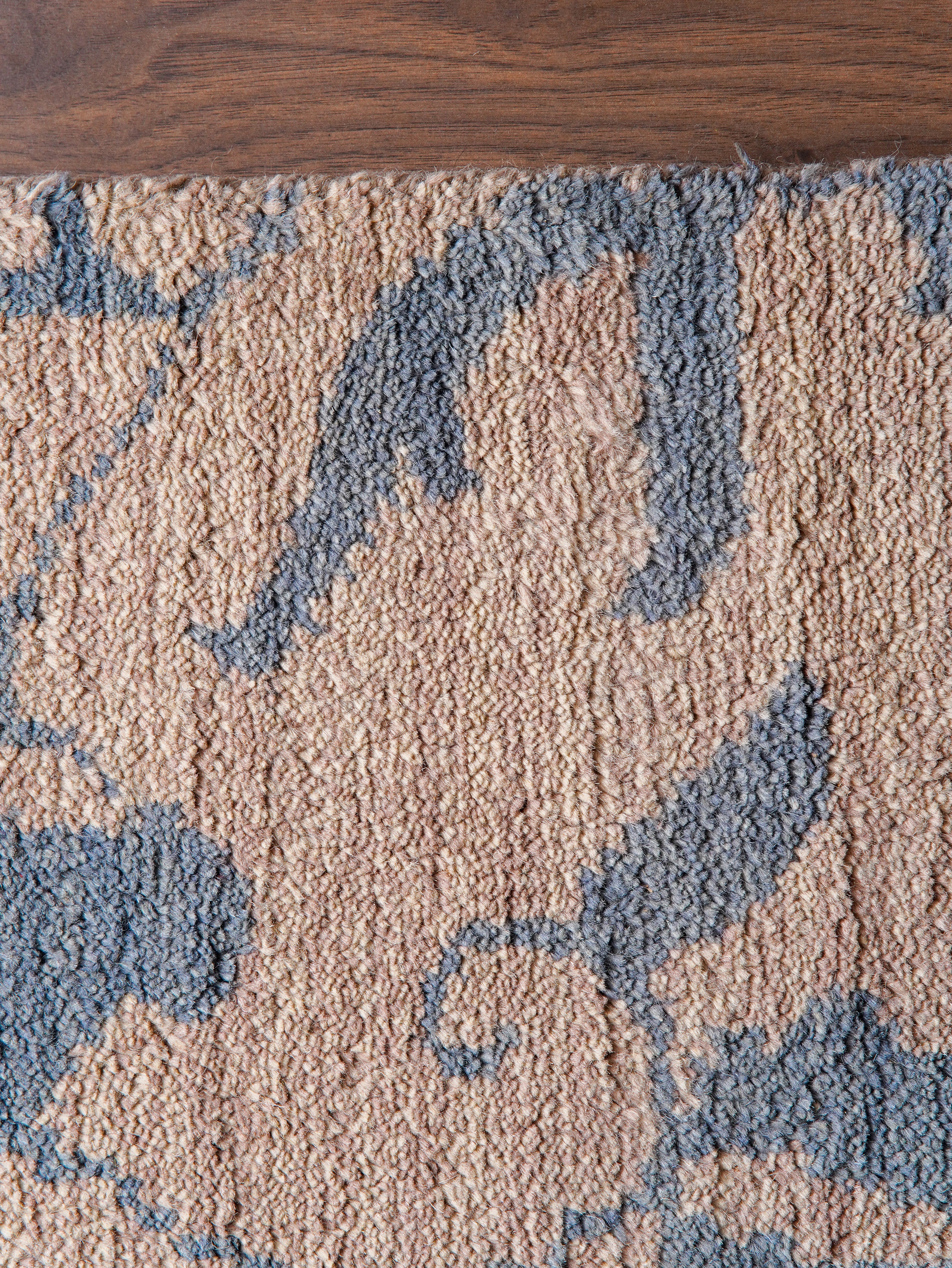 Bleu Hand Knotted Wool Rug