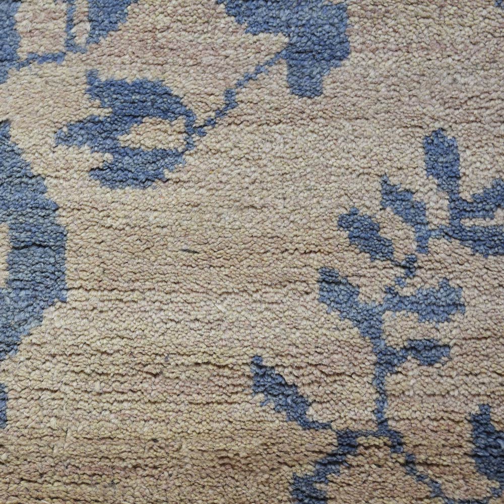 Bleu Hand Knotted Wool Rug