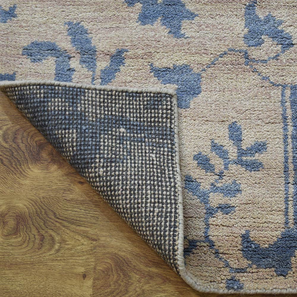 Bleu Hand Knotted Wool Rug