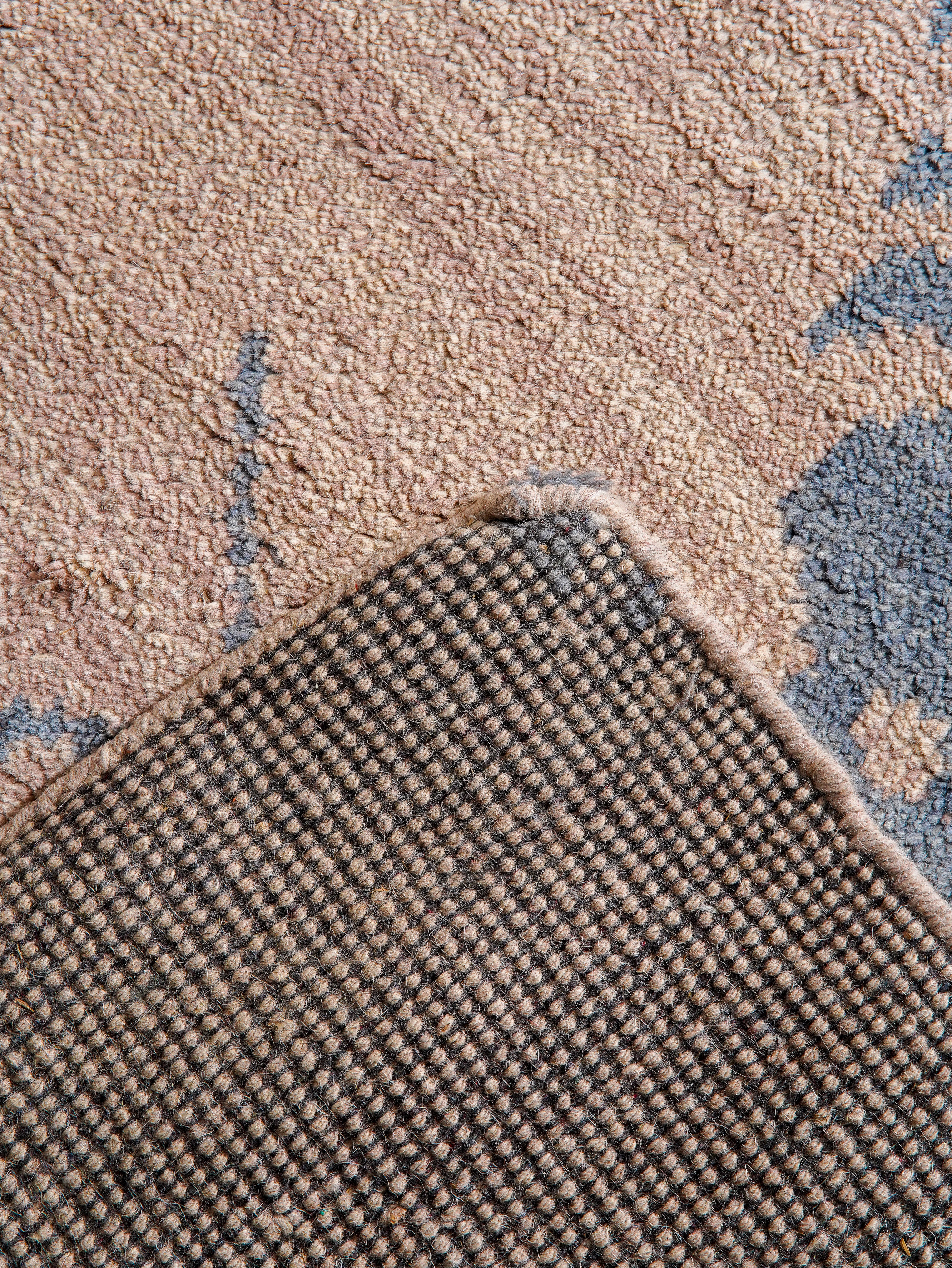 Bleu Hand Knotted Wool Rug