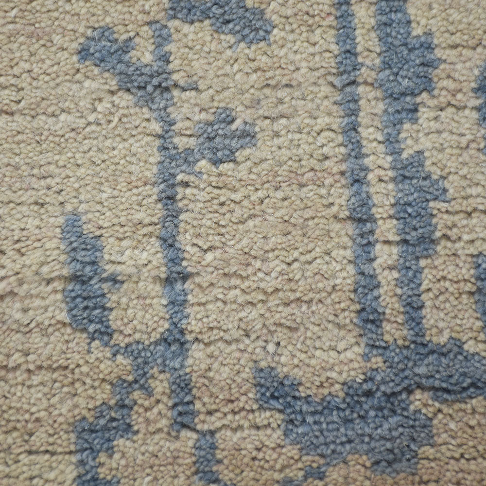 Bleu Hand Knotted Wool Rug