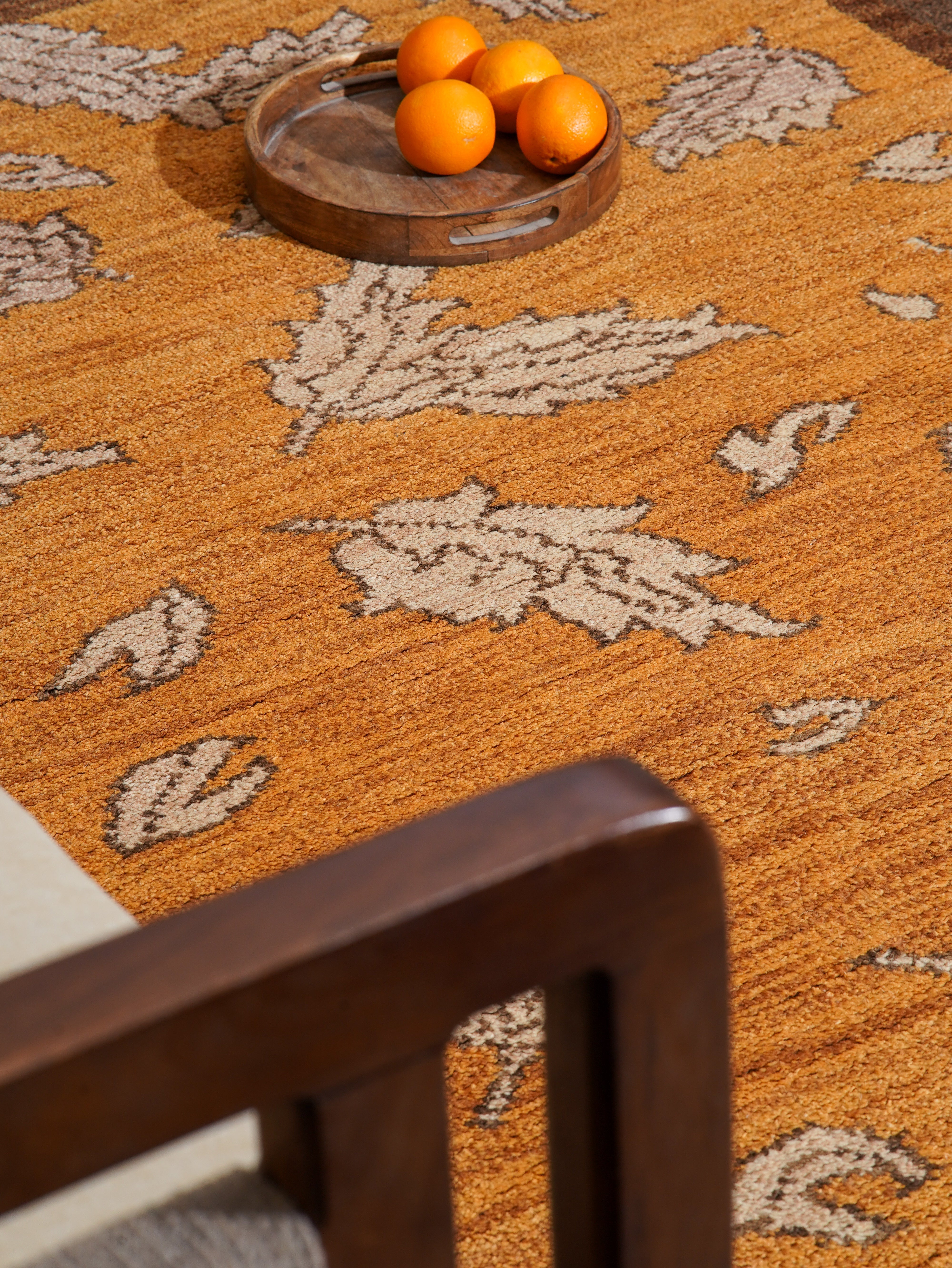 Eklavya Hand Knotted Wool Area Rug