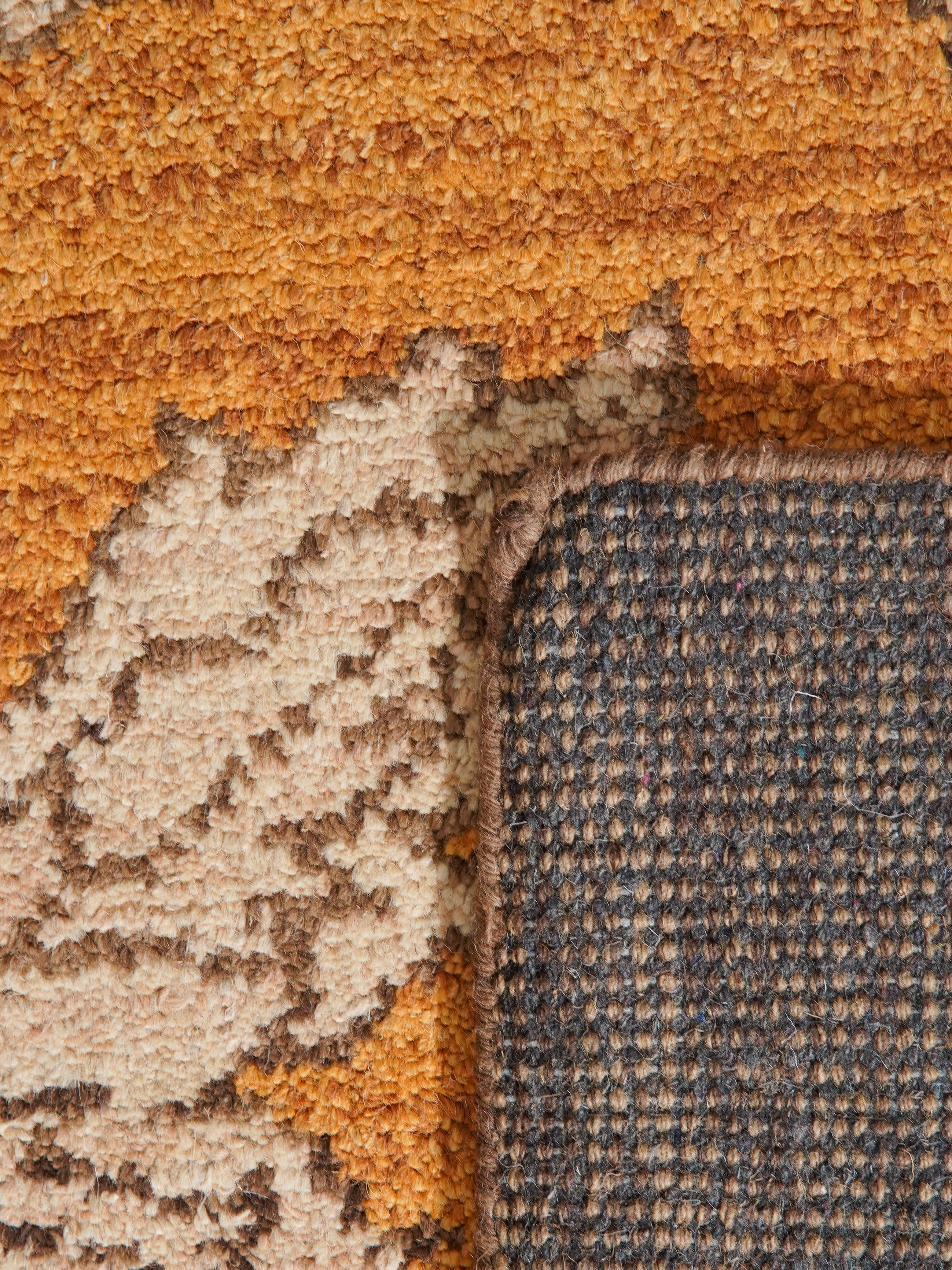 Eklavya Hand Knotted Wool Area Rug