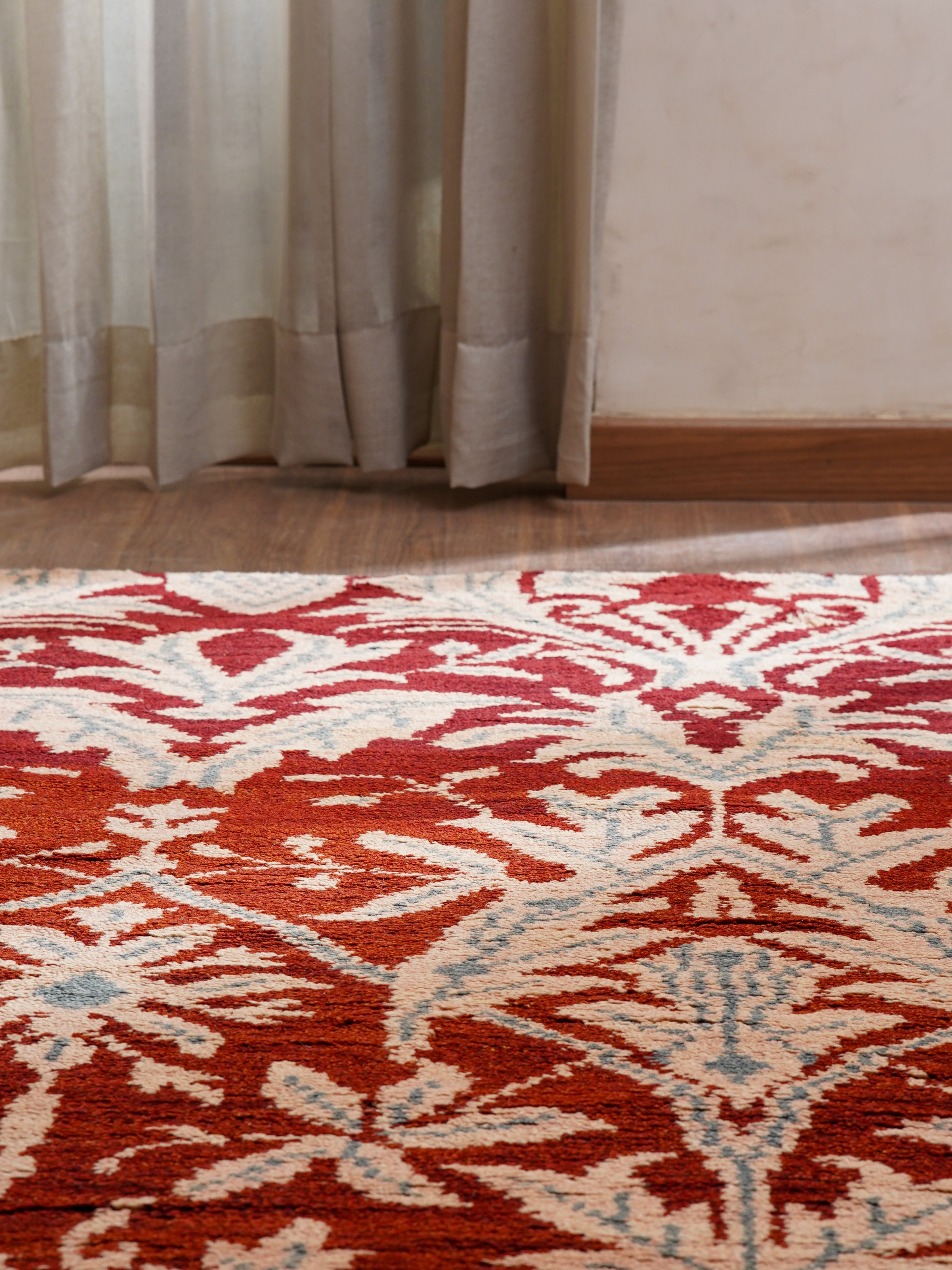 Dhruv Hand Knotted Wool Area Rug
