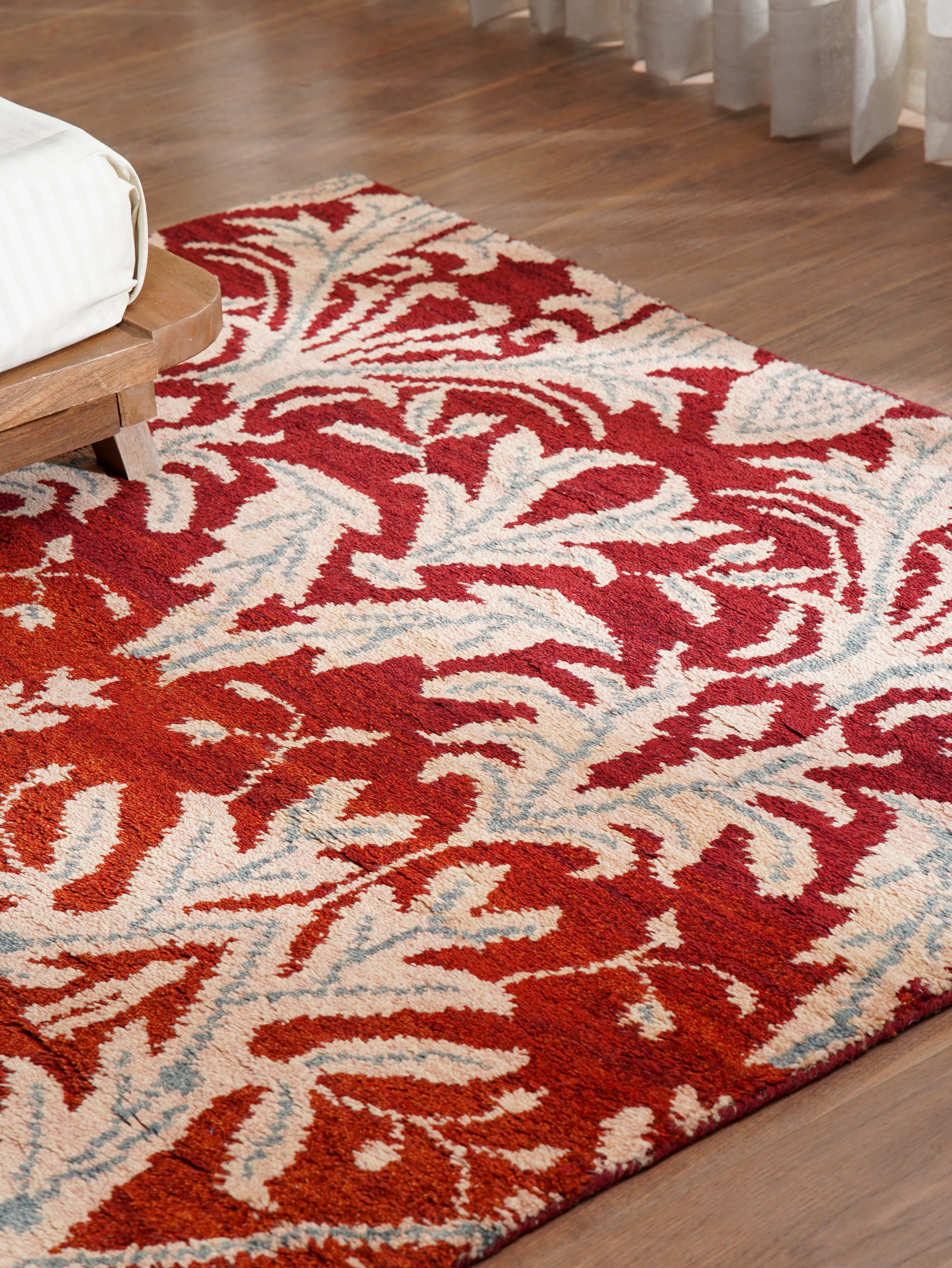 Dhruv Hand Knotted Wool Area Rug