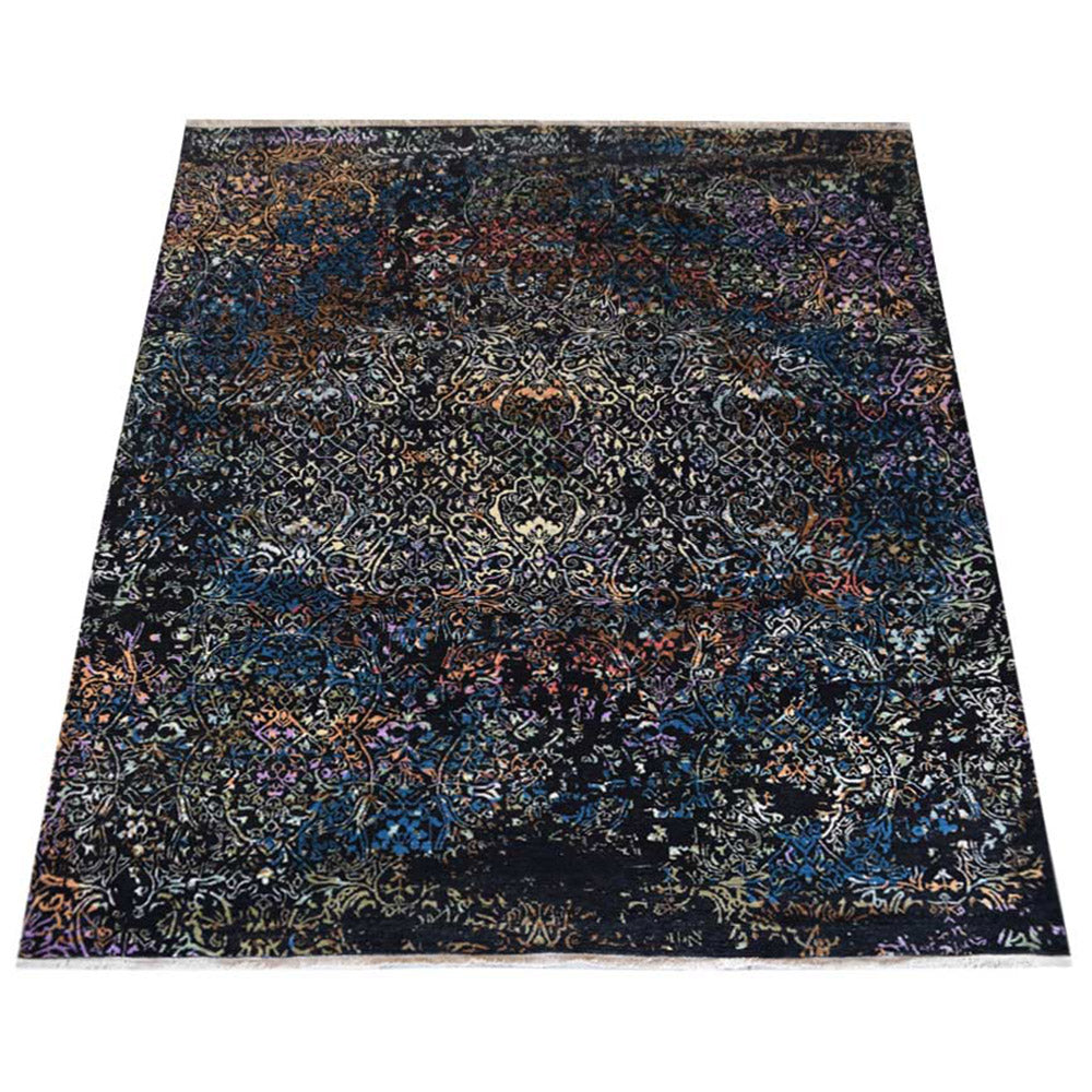 Shirakawa-go Hand Knotted Persian Wool And Viscose Area Rug