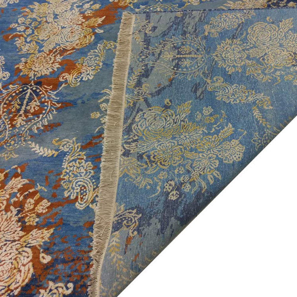 Noto Hand Knotted Persian Silk And Wool Area Rug