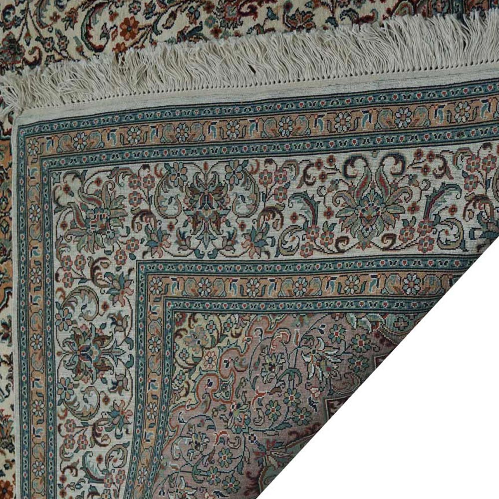 Williamsburg Hand Knotted Persian Original Silk Area Rug