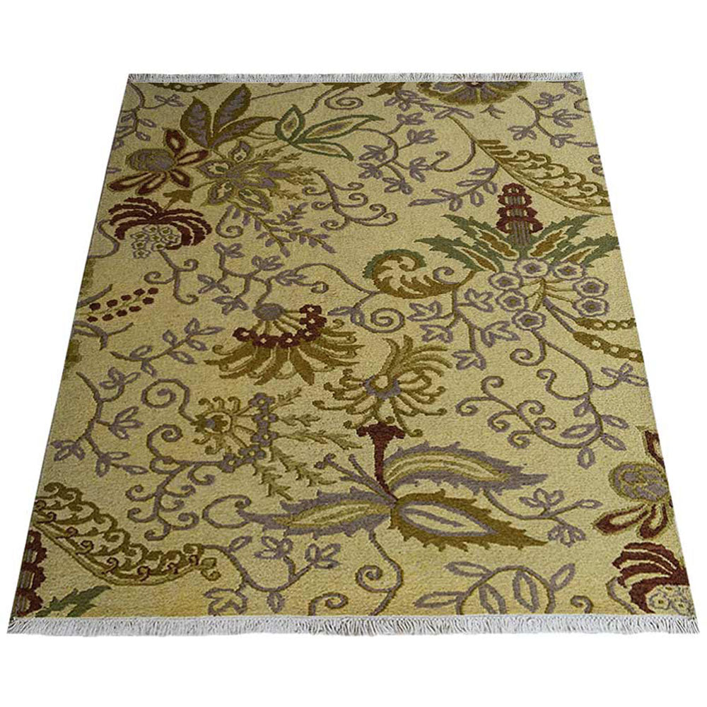 Farid Hand Knotted Sumak Wool Area Rug