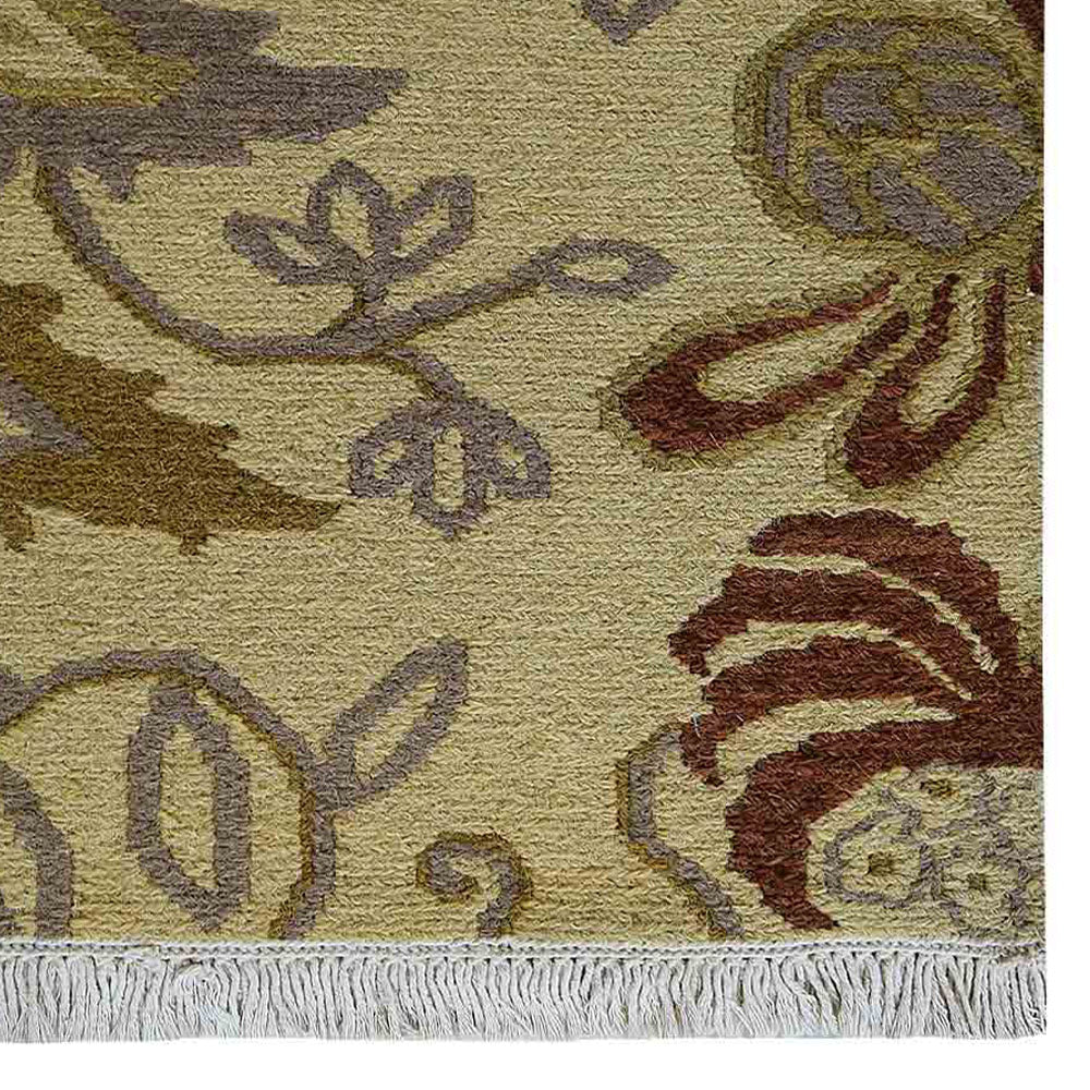 Farid Hand Knotted Sumak Wool Area Rug