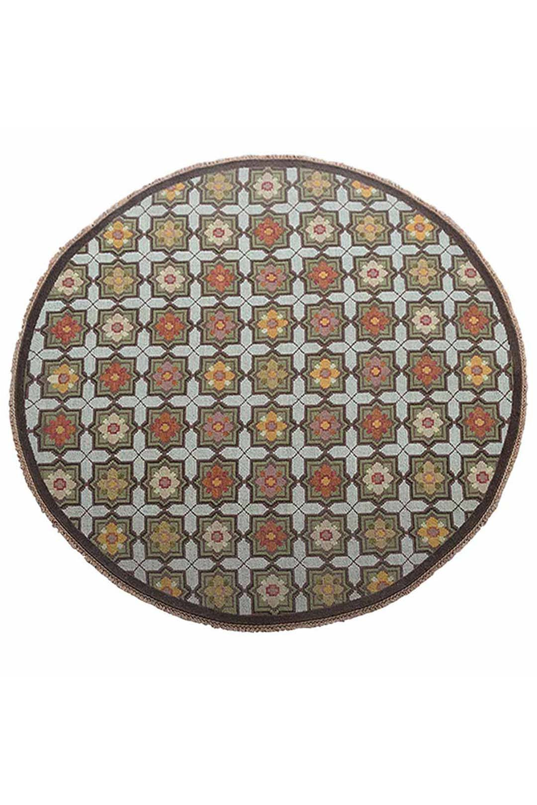 Charan Hand Knotted Sumak Wool Area Rug