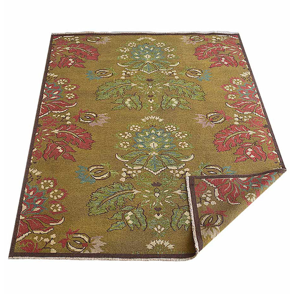 Lekh Hand Knotted Sumak Wool Area Rug