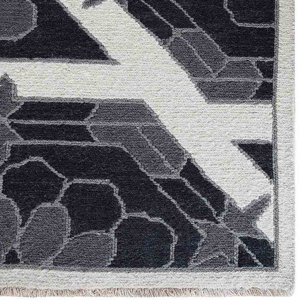 Aadi Hand Knotted Sumak Wool Area Rug