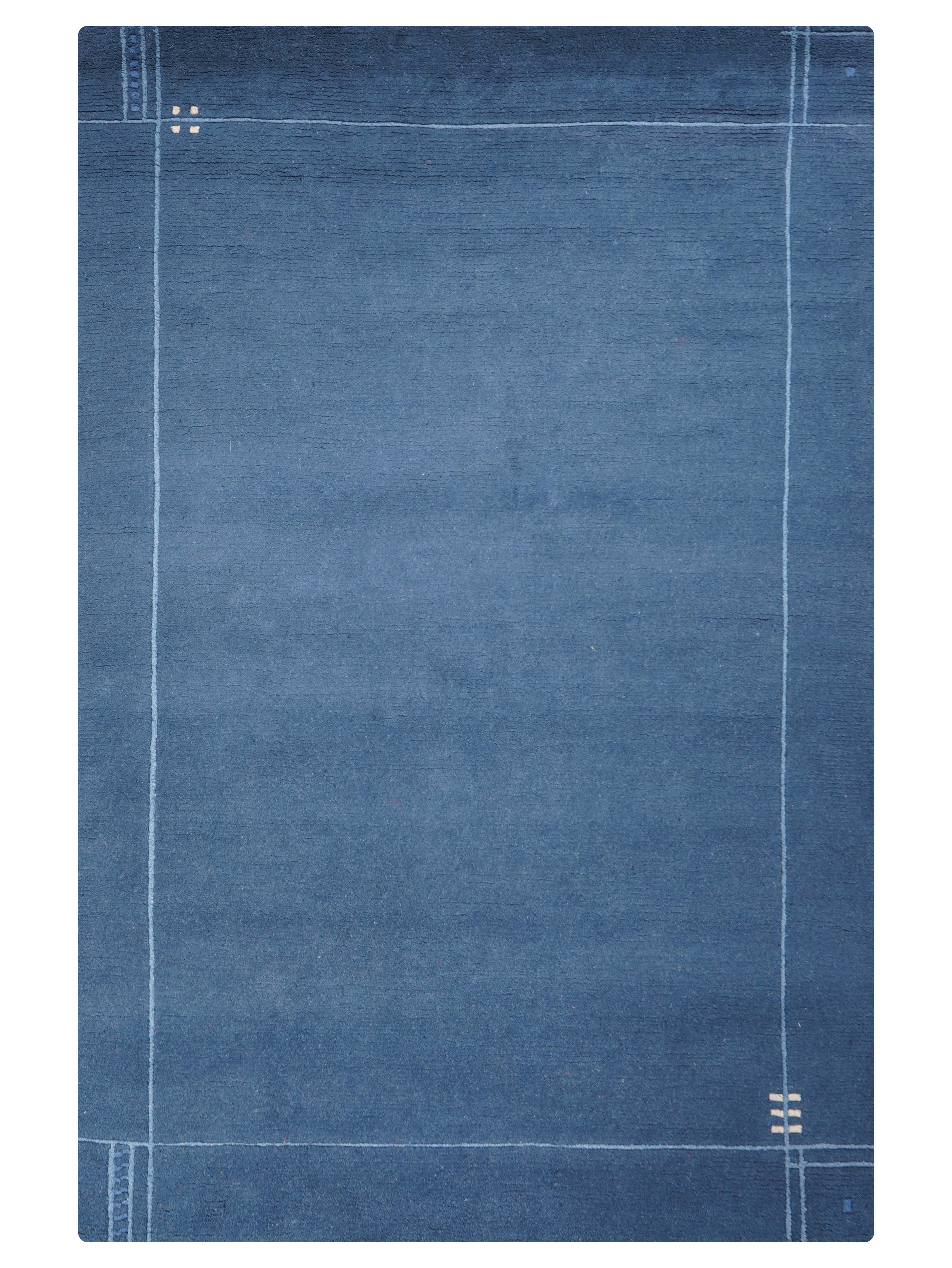 Frame Hand Knotted Tibbati Rug