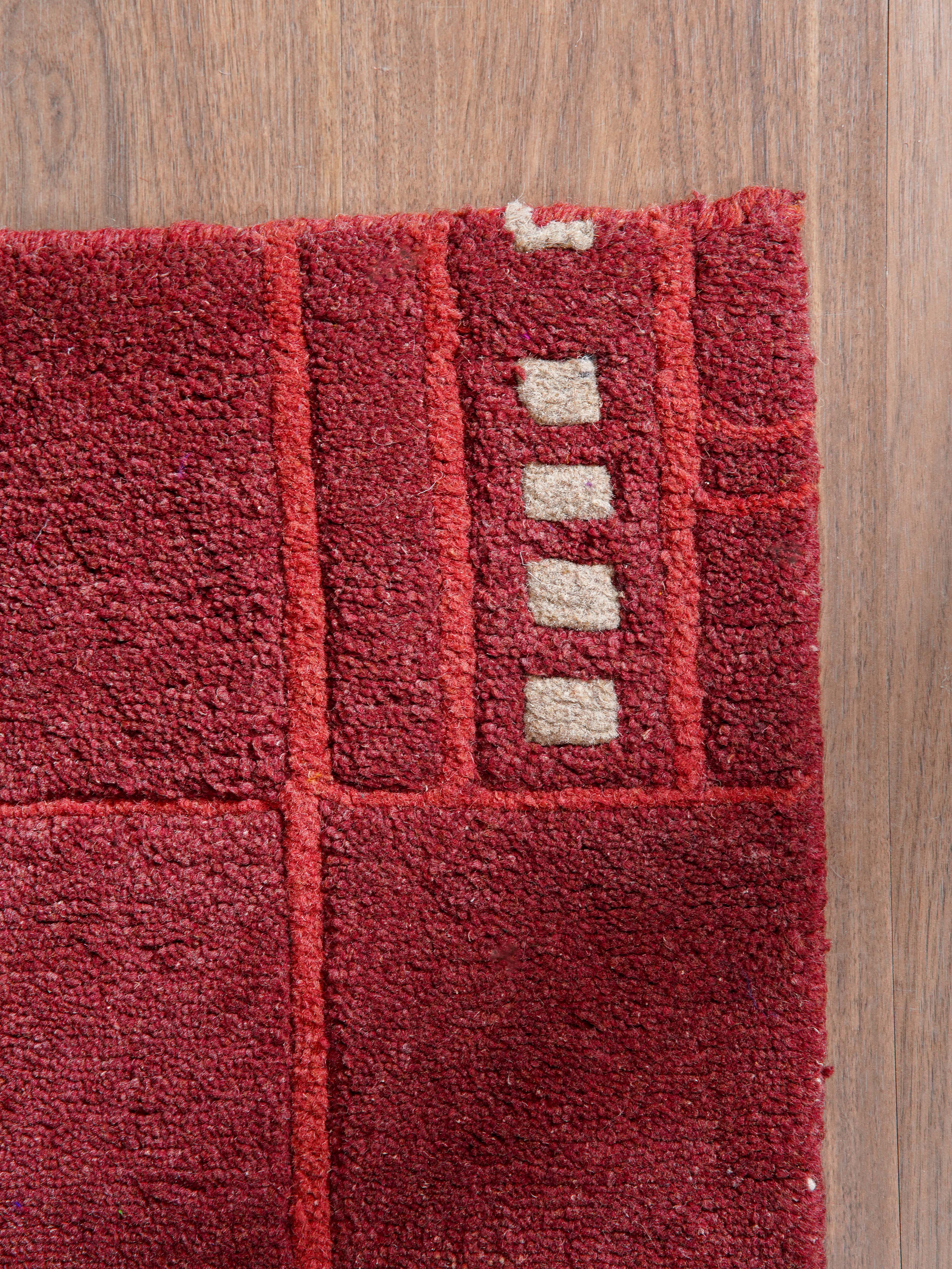 Frame Hand Knotted Tibbati Rug