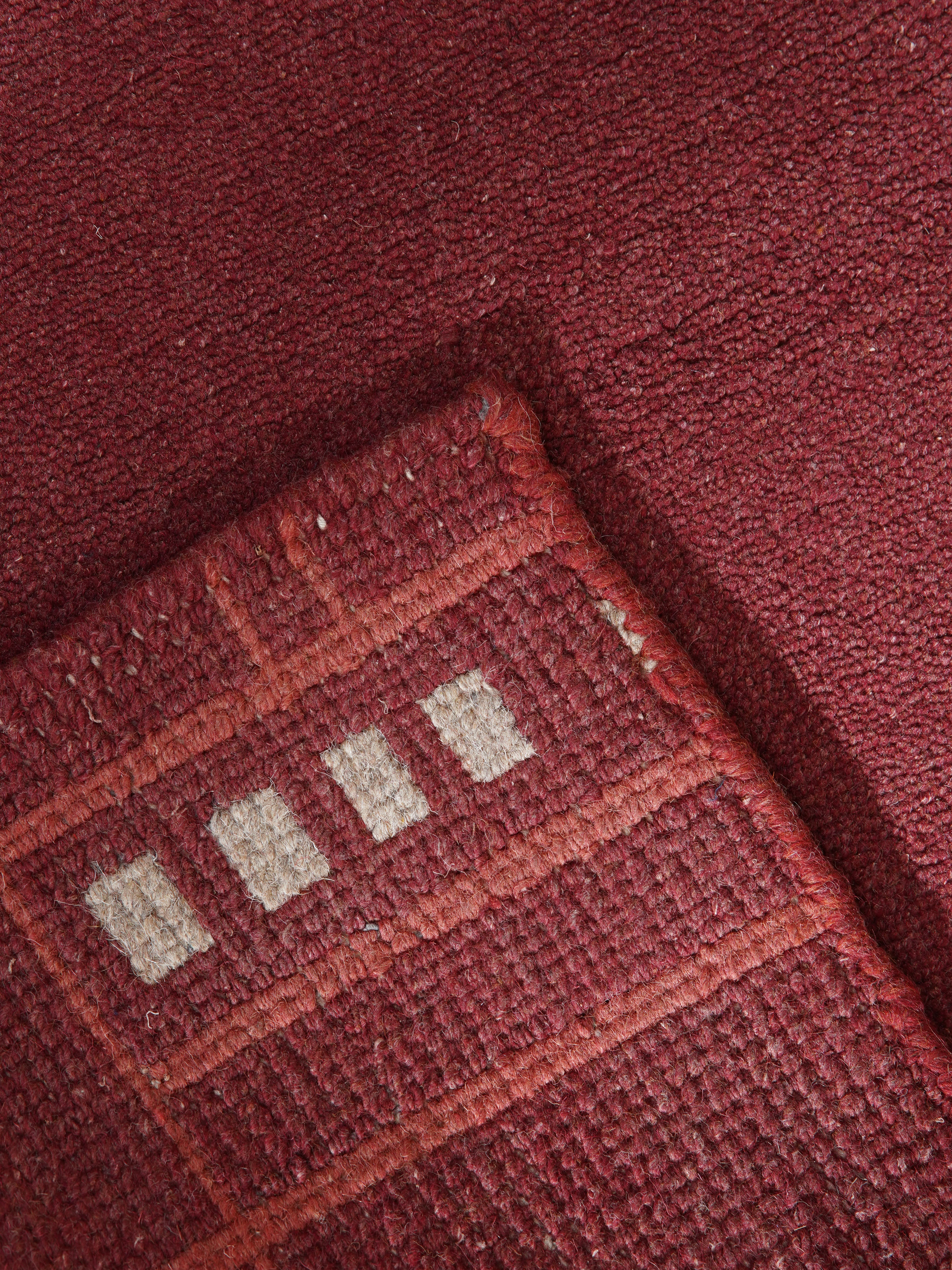 Frame Hand Knotted Tibbati Rug