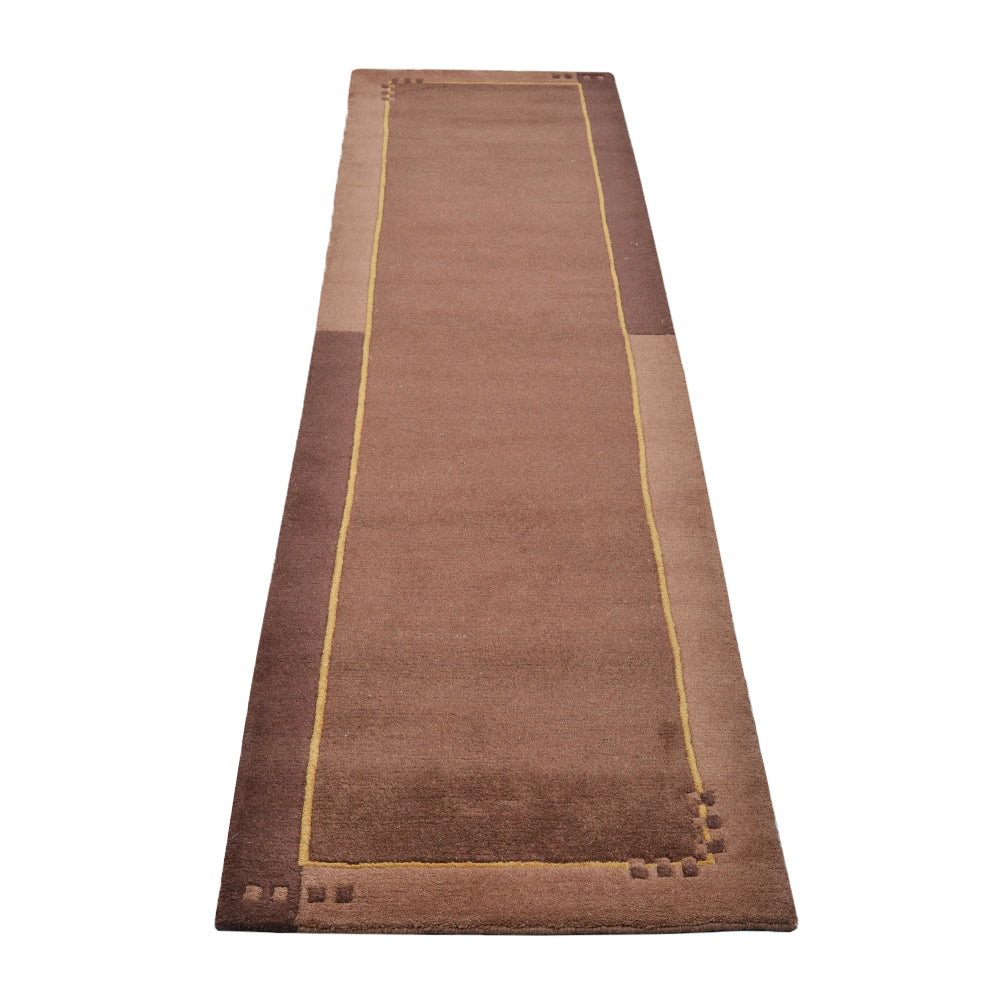 Leon Hand Knotted Tibbati Wool Area Rug