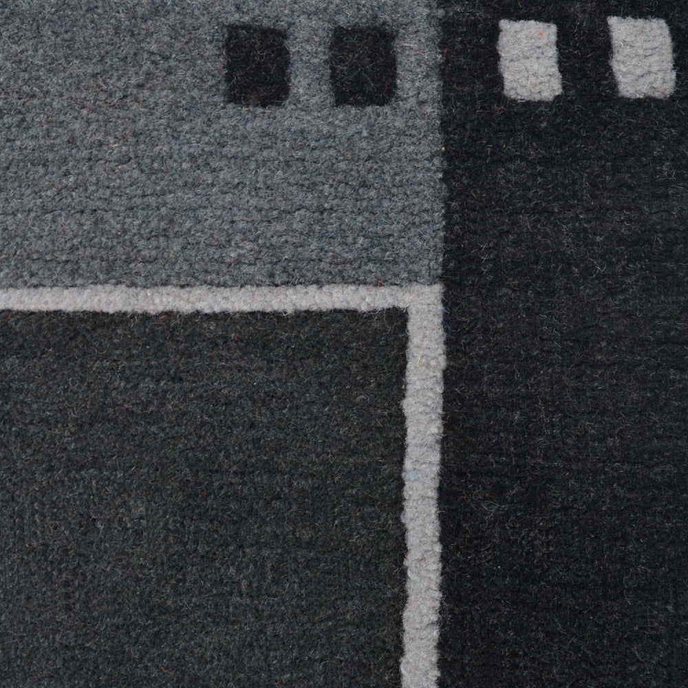Leon Hand Knotted Tibbati Wool Area Rug