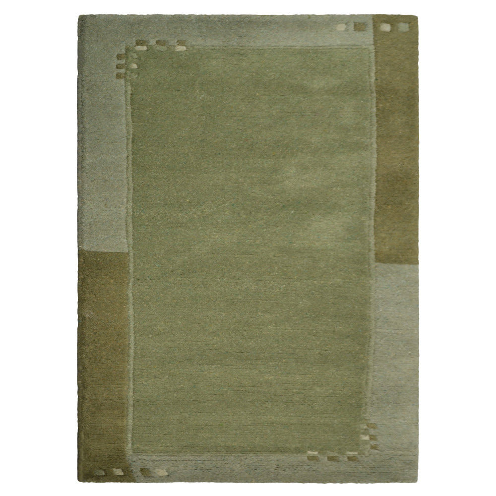 Leon Hand Knotted Tibbati Wool Area Rug