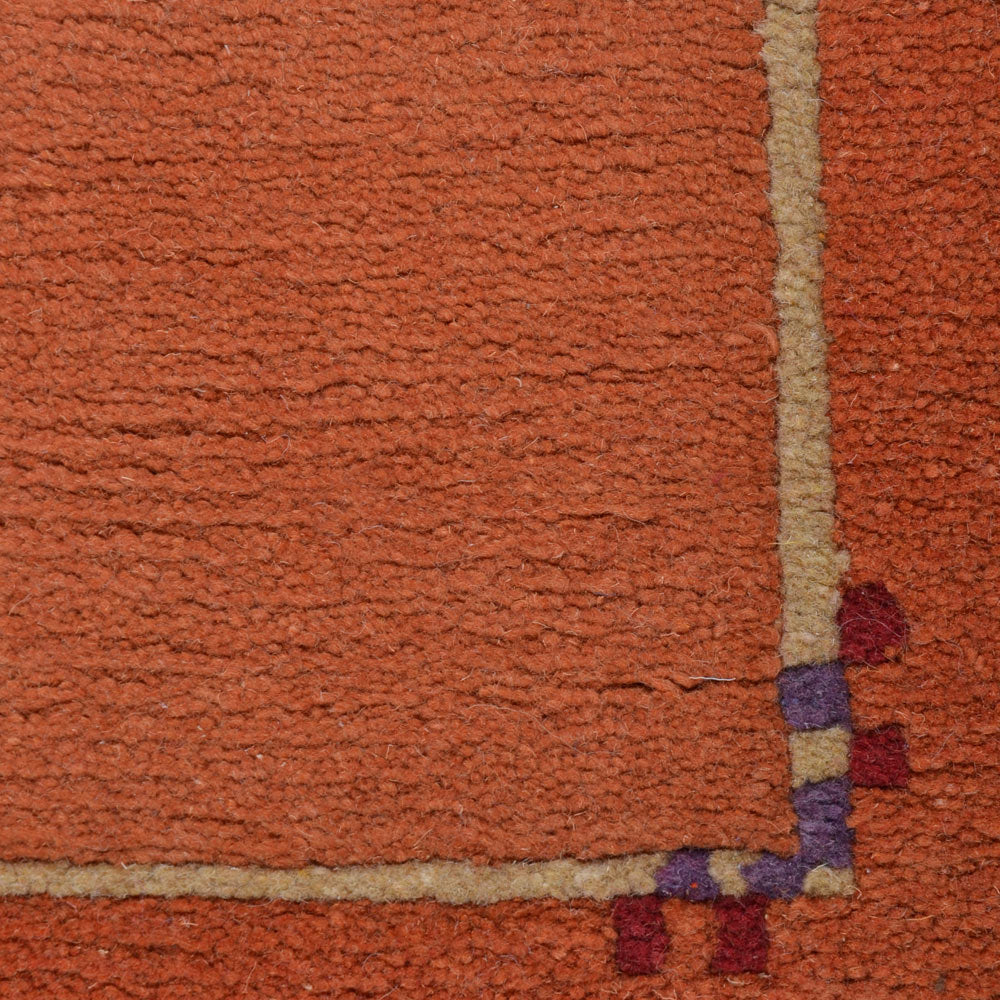 Leon Hand Knotted Tibbati Wool Area Rug