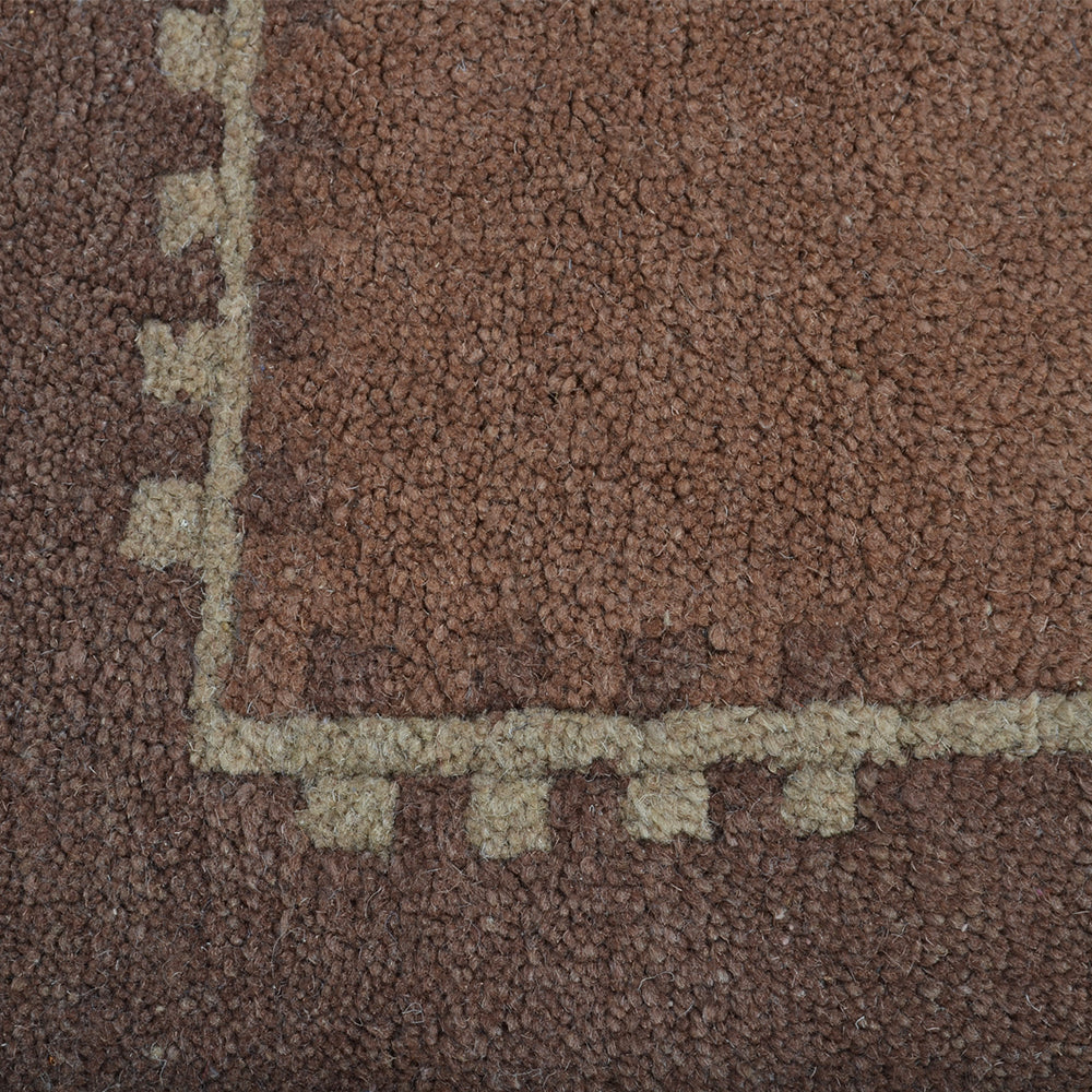 Leon Hand Knotted Tibbati Wool Area Rug