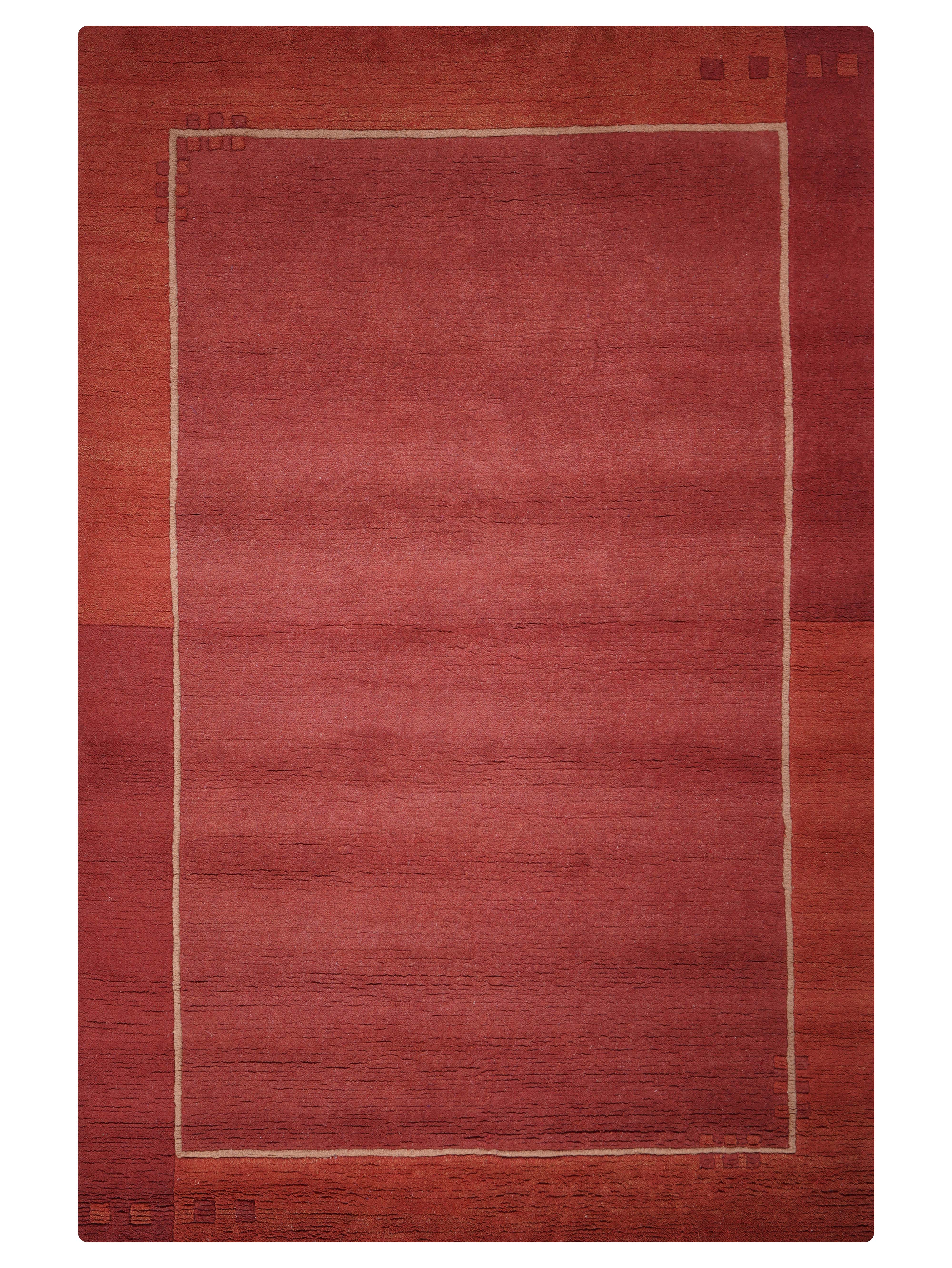 Leon Hand Knotted Tibbati Wool Area Rug