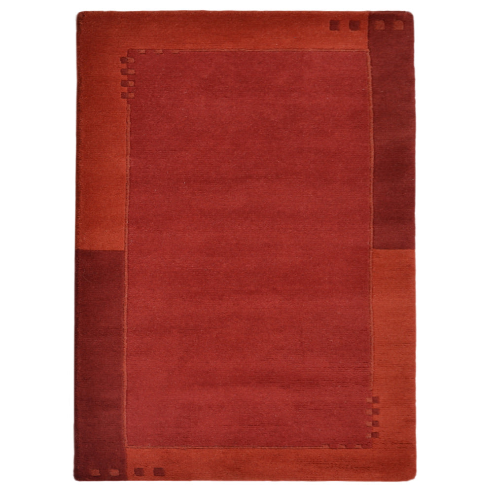 Leon Hand Knotted Tibbati Wool Area Rug