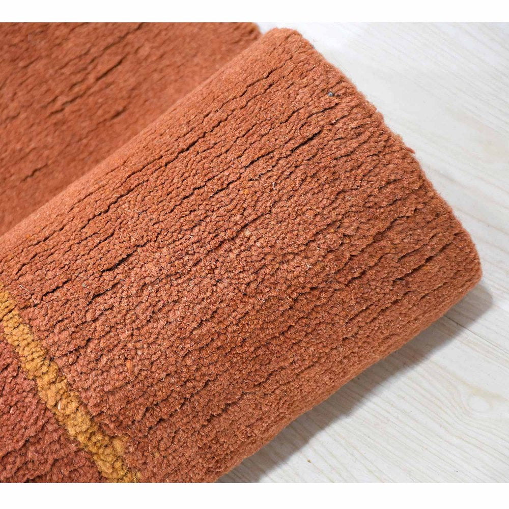Leon Hand Knotted Tibbati Wool Area Rug